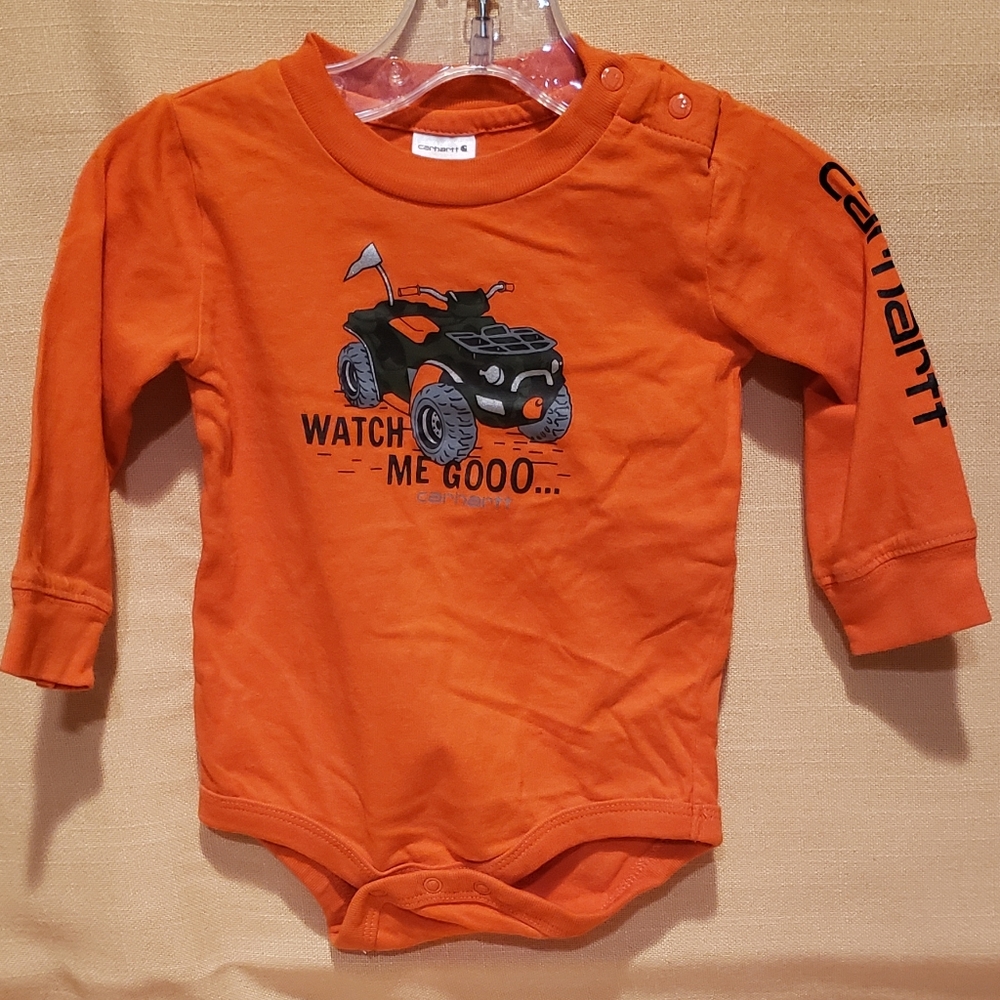 🍄🍓Carhartt Long Sleeve 9 Month Onesie🍓🍄